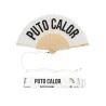 Abanico “Puto Calor” Blanco | Happyideas