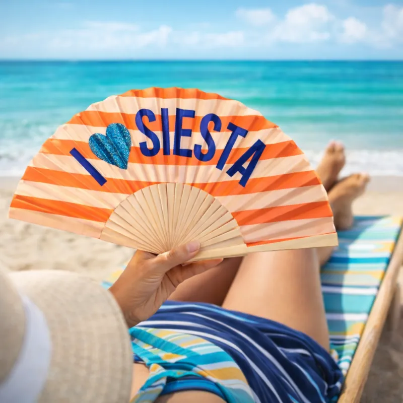 I love siesta glitter Fan | Happyideas