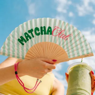 Abanico “Matcha club” | Happyideas