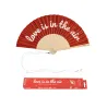Abanico “Love is in the air” purpurina | Happyideas