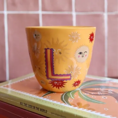 Taza con letra L: la inicial para tu café | Happyideas