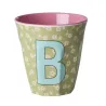 Vaso de melamina con letra B | Happyideas