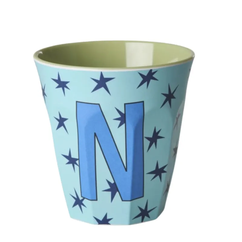Melanin Tumbler letter N - Two tones | Happyideas