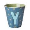 Vaso de melamina con letra Y | Happyideas
