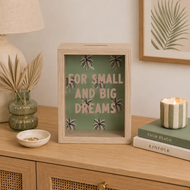 Palm piggy bank - Happyideas.com