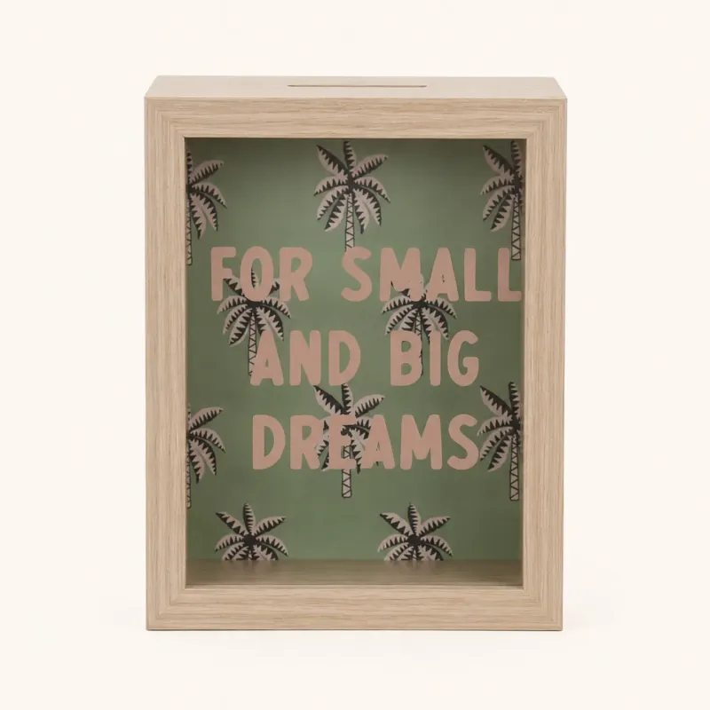 Palm piggy bank - Happyideas.com