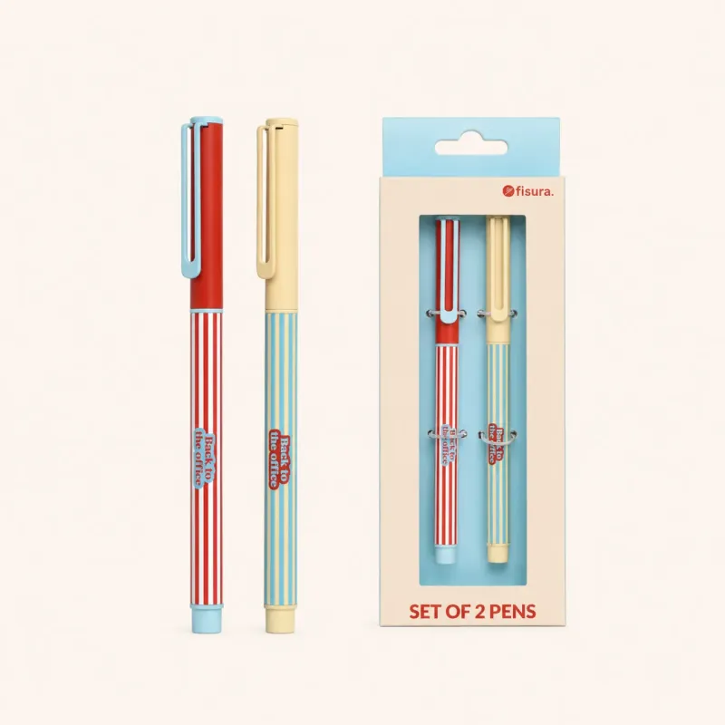 "Back to the office" set two pen - Happyideas.com