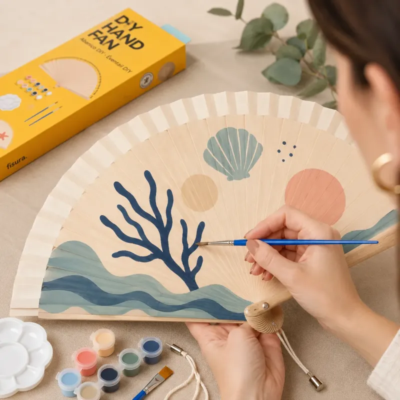 DIY Hand Fan Painting – Craft Kit| Happyideas