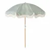 Retro Striped Fringed Beach Umbrella | Happyideas