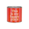 Tin Candle This Is My Happy Place: scented candle | Happyideas