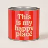 Tin Candle This Is My Happy Place: scented candle | Happyideas