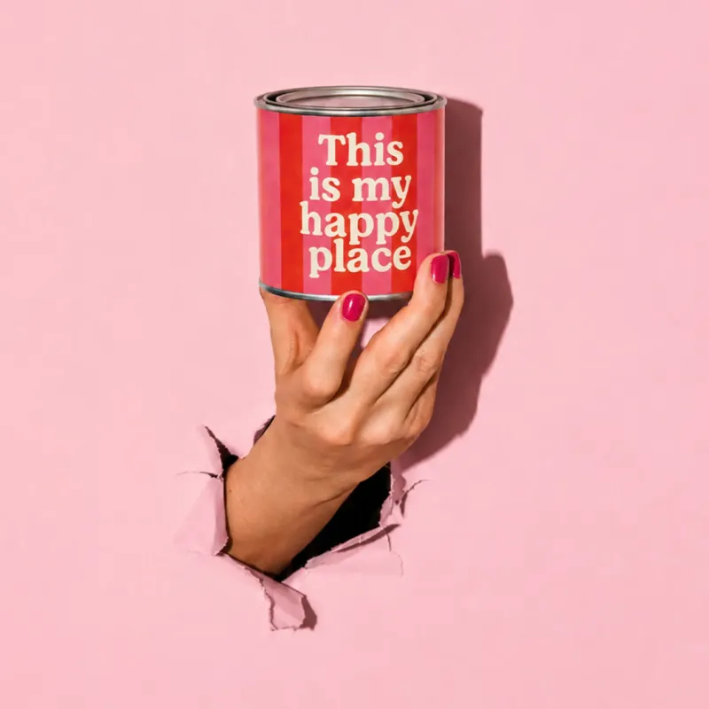 Tin Candle This Is My Happy Place: scented candle | Happyideas