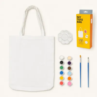 Tote Bag para Pintar – Kit DIY Bolsa de Tela | Happyideas