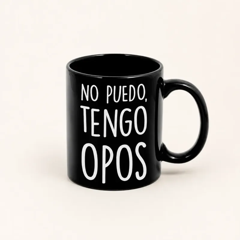Taza No puedo, tengo opos para opositores | Happyideas