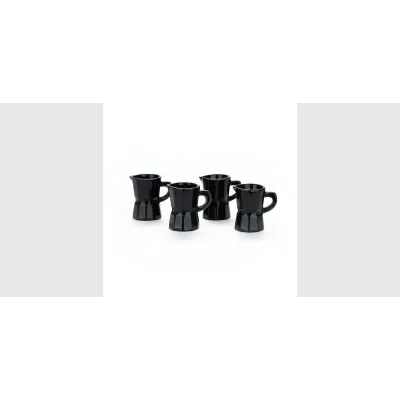 Set 4 Tazas Espresso Moka Black | Balvi