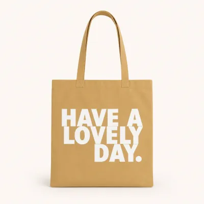 Tote bag Lovely day Camel | Happyideas