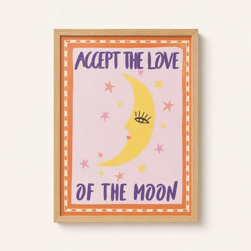 Cuadro Boho Accept The Love | Happyideas