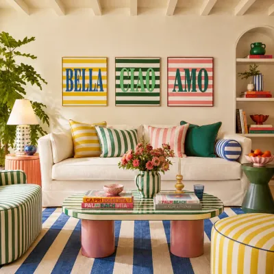 Cuadro Rayas Bella | Happyideas