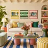 Cuadro Rayas Bella | Happyideas