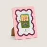 Wavy Photo Frame Sardines Pink | Happyideas
