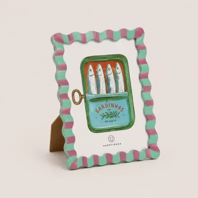 Marco Foto Rayas Sardinas Verde | Happyideas