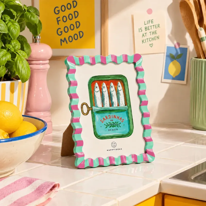 Marco Foto Rayas Sardinas Verde | Happyideas