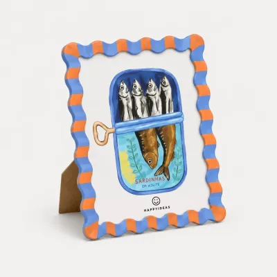 Marco Foto Rayas Sardinas Azul| Happyideas