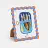 Striped Photo Frame Sardines Blue | Happyideas