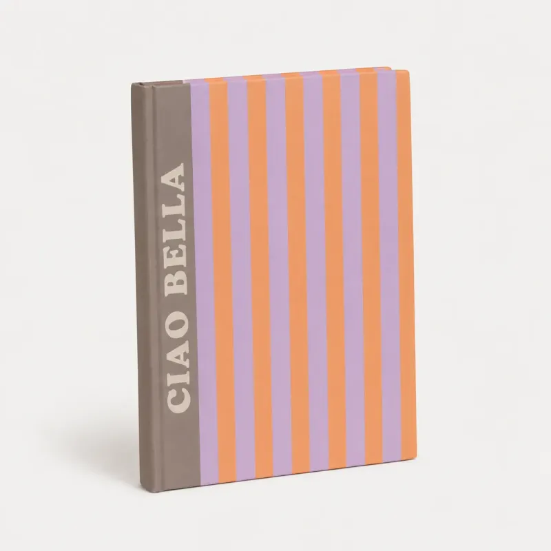 Striped Notebook Ciao Bella | Happyideas