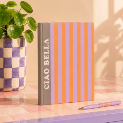 Libreta Rayas Ciao Bella | Happyideas