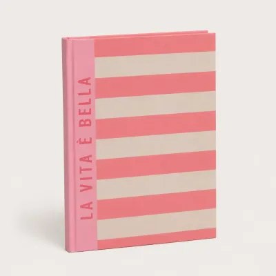 Libreta Rayas La Vita è Bella | Happyideas