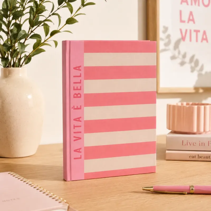 Libreta Rayas La Vita è Bella | Happyideas