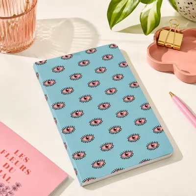 Libreta Tela Ojos | Happyideas
