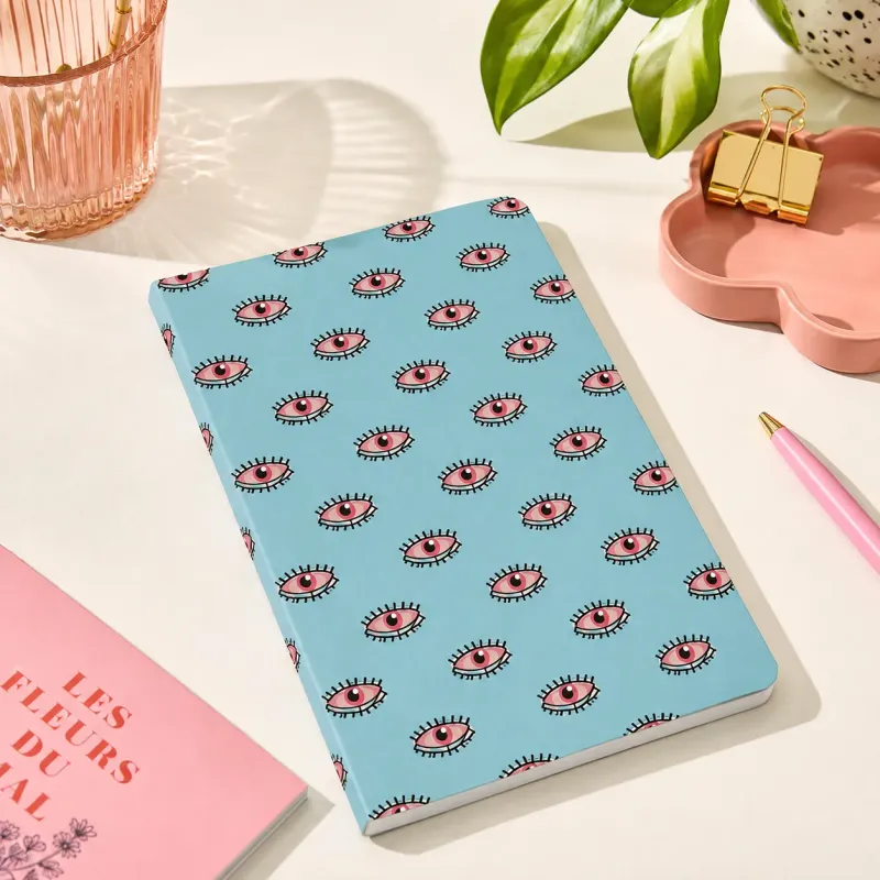 Libreta Tela Ojos | Happyideas