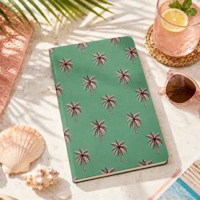Libreta Tela Palmeras | Happyideas