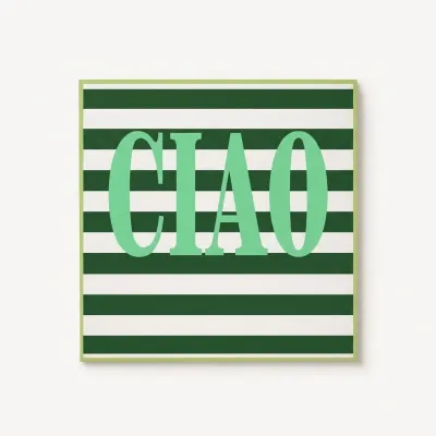 Cuadro Rayas Ciao | Happyideas