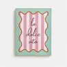 Boho Wall Art La Dolce Vita Pink | Happyideas