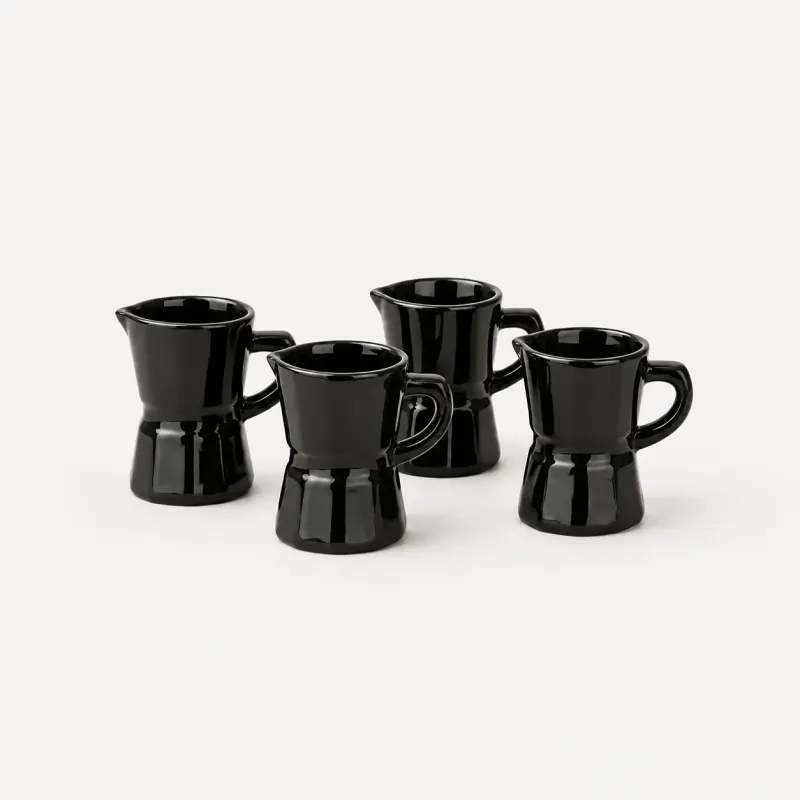 Set Tazas Espresso Moka Negro