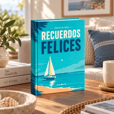 Álbum de fotos libro Recuerdos Felices, vista 2