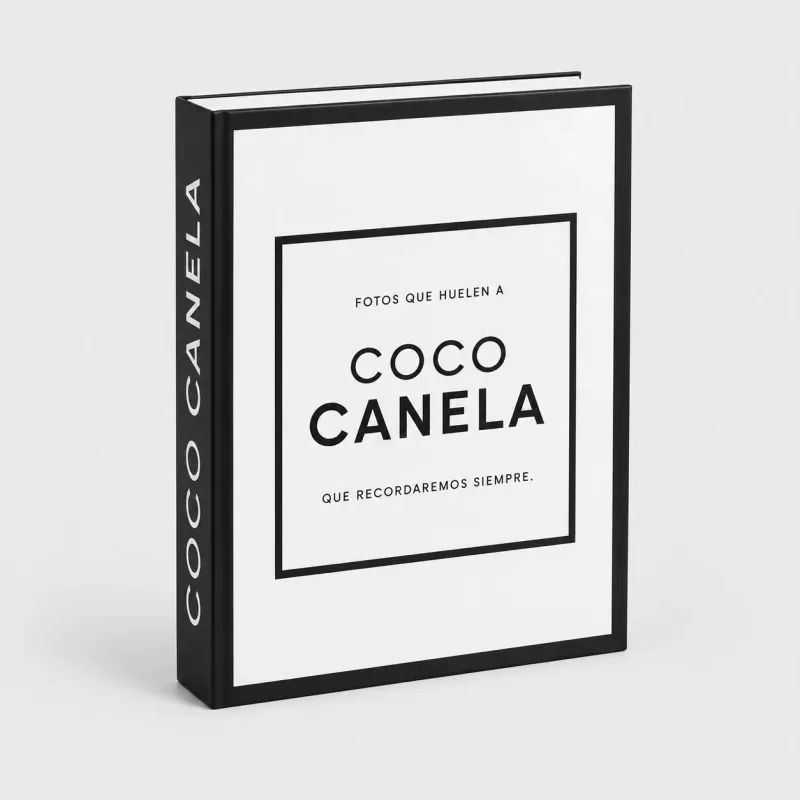 Coco Canela Decorative Book-Shaped Photo Album