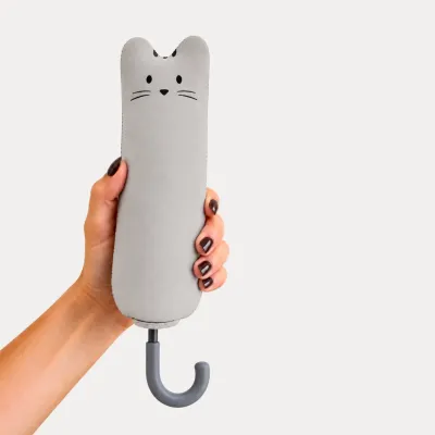 Paraguas Meow gris | Happyideas