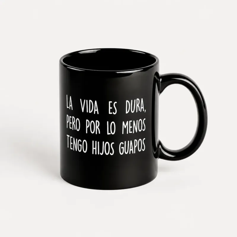 Mug La vida es dura | Happyideas