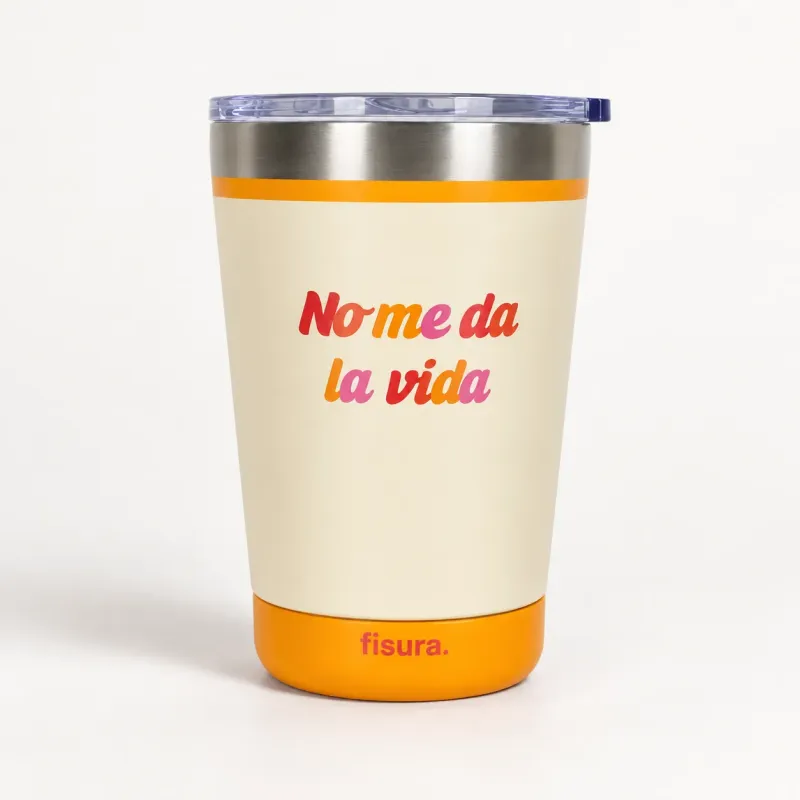 Vaso termo "No me da la vida” - Happyideas.com