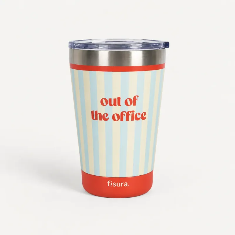 Vaso Termo Out of the Office: termo divertido | Happyideas
