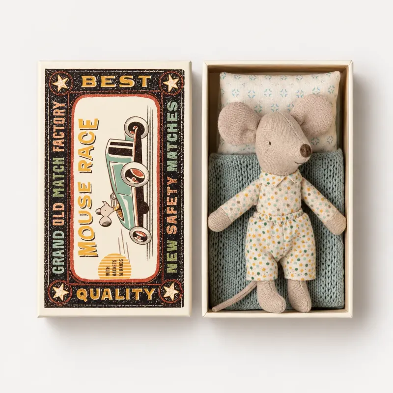 Little brother Mouse in matchbox | Happyideas