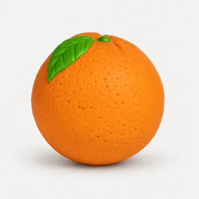 Pelota de bebé naranja sensorial | Happyideas
