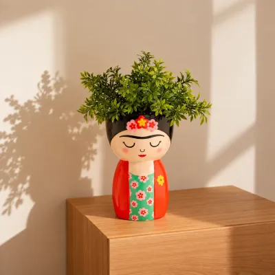 Frida Kahlo Plant Pot Large 19 cm | Happyideas