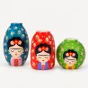 Frida Flowerpots Pack 3 at Happy Ideas