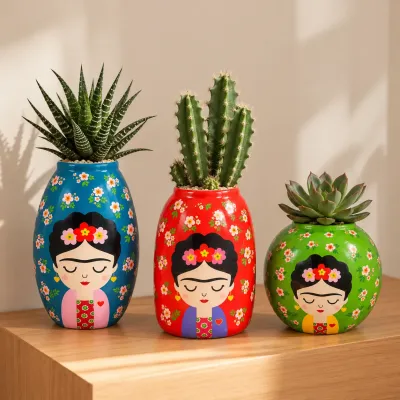 Macetas Frida Pack 3 | Happyideas