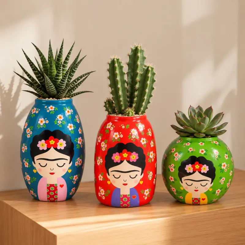 Macetas Frida Pack 3 | Happyideas